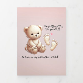 De Fin D'année Trois Volets Pas d'empreinte trop petite carte