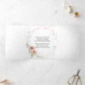 De Fin D'année Trois Volets Pas d'empreinte trop petite carte (Intérieur)