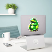 De Finest Frog Stickers voor Craft liefhebbers (Laptop op bureau)
