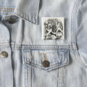 De finse vierkante button 5,1 cm (In situ)