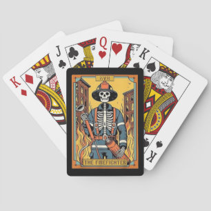 De Firefighter Skeleton Tarot Poker Cards Pokerkaarten