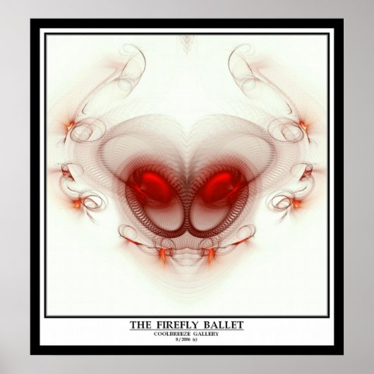 DE FIREFLY BALLET POSTER (Voorkant)