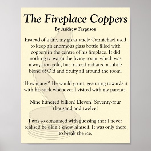De Fireplace Coppers Poster (Voorkant)