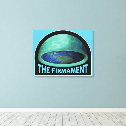 De Firmament Canvas Afdruk (Insitu (Houten vloer))