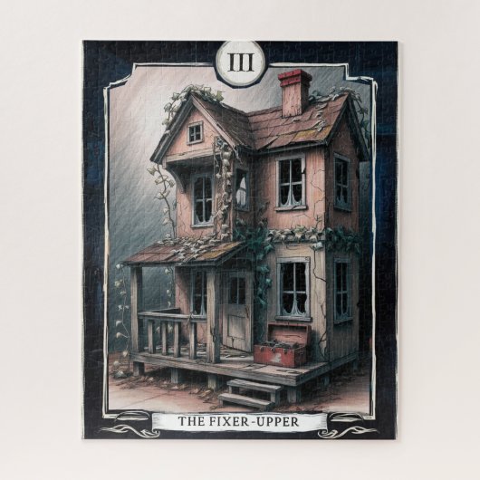 De Fixer-Upper – Onvoltooide Biz Inside Tarot Legpuzzel (Verticaal)