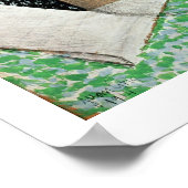 De flacon met Banyuls, 1914 (gouache & collage) Poster (Hoek)