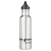 De flacon met Montessori-water voor de kweek Waterfles (Links)