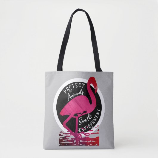 De flamingo beschermer draagtas (Voorkant)