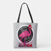 De flamingo beschermer draagtas (Achterkant)