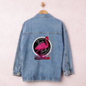 De flamingo bewaker denim jacket (Hangar)