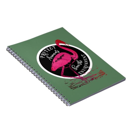 De flamingo bewaker notitieboek (Rechterzijde)