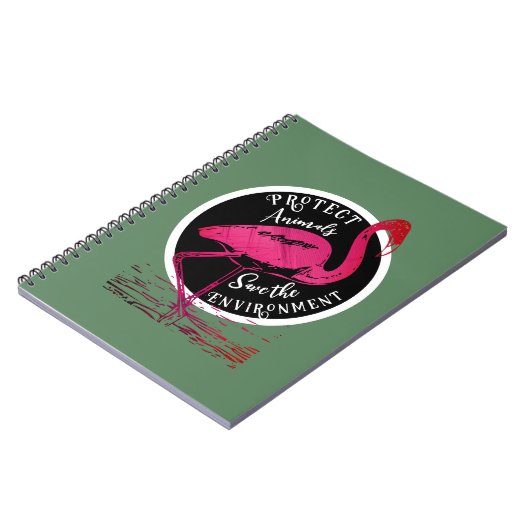 De flamingo bewaker notitieboek (Linkerzijde)