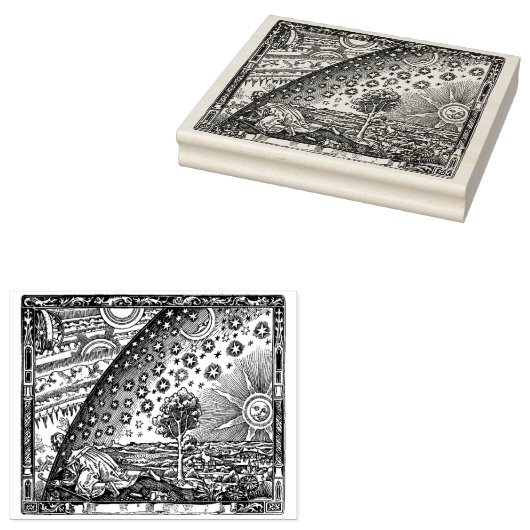 De Flammarion Rubberstempel (Gestempeld)