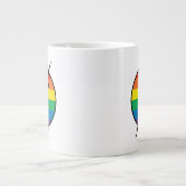 De Flash Rainbow-Logo Extra Grote Beker (Voorkant)