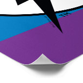 De Flash Rainbow-Logo Poster (Hoek)