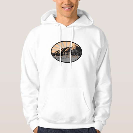 De Flatirons, Chautauqua Park, Boulder CO Hoodie (Voorkant)