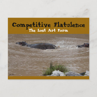 De Flatulent Defense Briefkaart