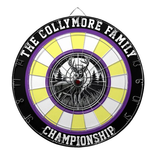 De Fléchettes Cible audacieuse sur la conception des cerfs (Devant)