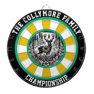 De Fléchettes Elégant cerf forestier avec cible