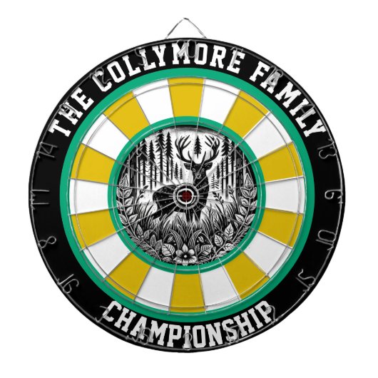 De Fléchettes Elégant cerf forestier avec cible (Devant)