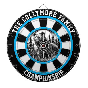 De Fléchettes Grizzly circulaire avec superposition cible