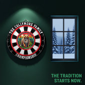 De Fléchettes Grizzly circulaire dans la cible forestière