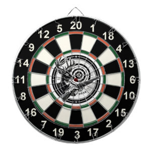 De Fléchettes Gros cerf Antler dans la cible