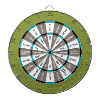 De Fléchettes Jeu à boire en vert, gris et bleu Turquoise