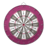 De Fléchettes Jeu potable dans le rose et le gris (Devant)