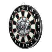 De Fléchettes L'art circulaire du cerf cible (Devant droit)