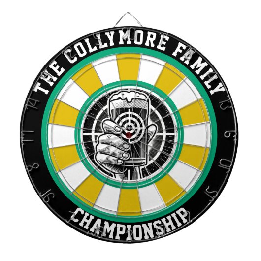 De Fléchettes Man Cave Beer Cible Design (Devant)