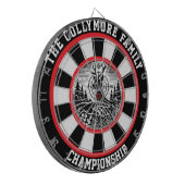 De Fléchettes Oeuvre rustique cerf et cible (Devant gauche)