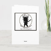 De flikkerende Kaart van de Sneeuwvlok (Achterkant)