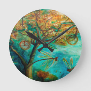 De Flirt van de libel Ronde Klok