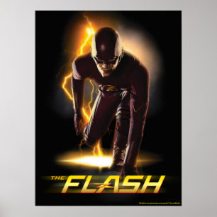 De flits Beginpositie afdrukken Poster