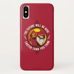 De flits "De toekomst zal er zijn" iPhone X Hoesje