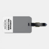 De flits | Flash-vergelijking Bagagelabel (Achterkant horizontaal)