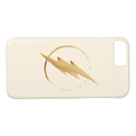 De flits | Geel borstEmbleem Case-Mate iPhone Case (Achterkant (Horizontaal))