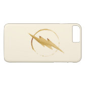 De flits | Geel borstEmbleem Case-Mate iPhone Case (Achterkant (Horizontaal))