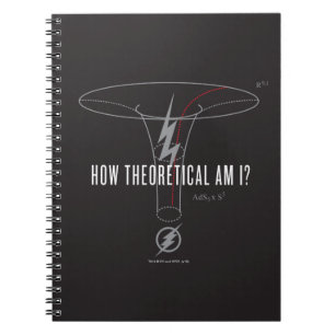 De flits "Hoe theoretisch ben ik?" Notitieboek