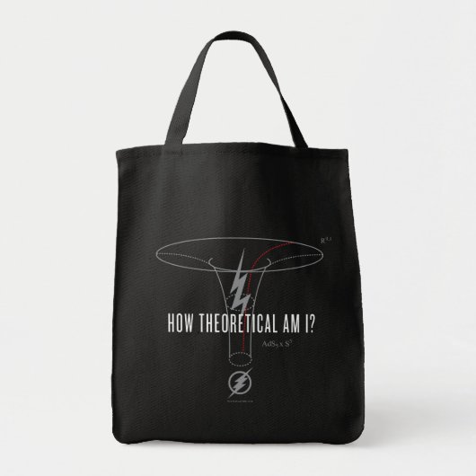 De flits | "Hoe theoretisch ben ik?" Tote Bag (Voorkant)