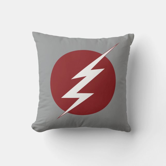 De flits | Lightning Bolt Logo Kussen (Voorkant)