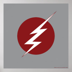 De flits   Lightning Bolt Logo Poster