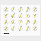 De flits | Lightning Bolt Ronde Sticker (Vel)