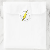 De flits | Lightning Bolt Ronde Sticker (Tas)