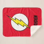 De flits | Lightning Bolt Sherpa Deken (Voorkant (horizontaal))