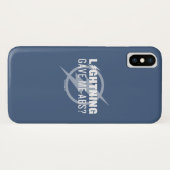 De flits | "Lightning Gave Me Abs?" Case-Mate iPhone Case (Achterkant (horizontaal))