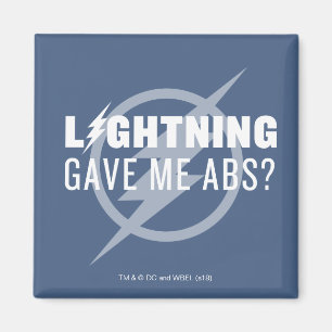 De flits   "Lightning Gave Me Abs?" Magneet