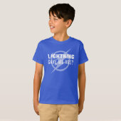 De flits | "Lightning Gave Me Abs?" T-shirt (Voorkant volledig)
