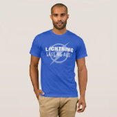 De flits | "Lightning Gave Me Abs?" T-shirt (Voorkant volledig)